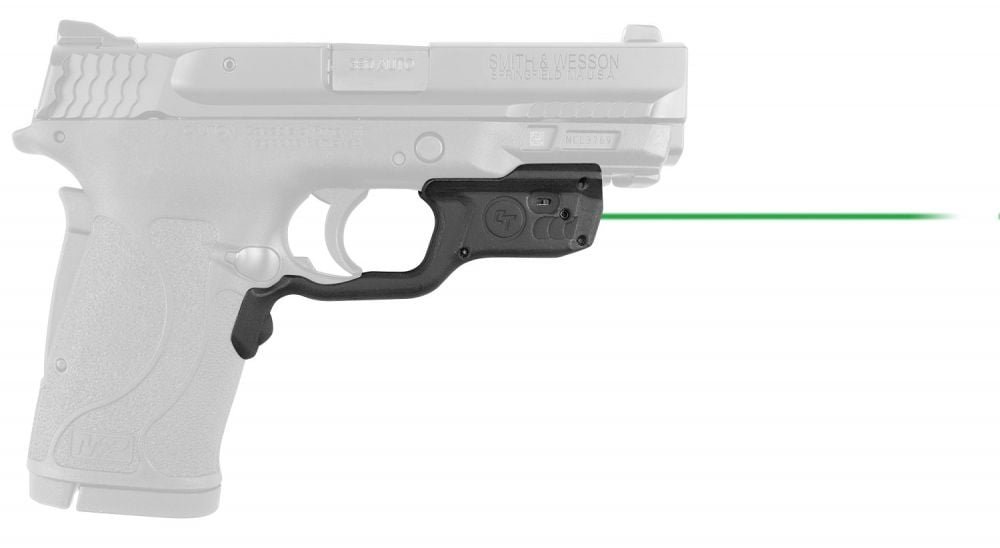 110281 Crimson Trace Laserguard for S&W M&P Compact/380/9 5mW Green Laser Sight - Image 1