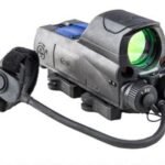 Meprolight MOR Pro Multi-Purpose Reflex Sight 2.2 MOA Red Bullseye with IR and Red Visible Laser Self Illuminated