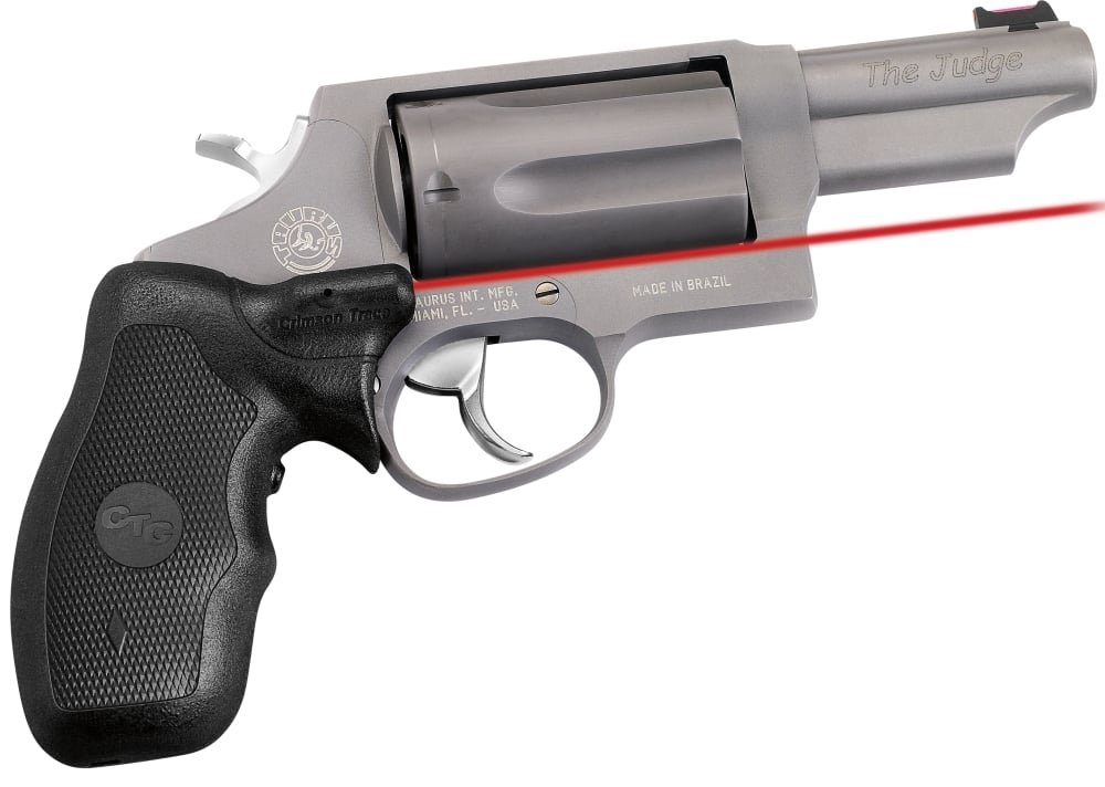 60464 (1) Crimson Trace Lasergrip for Taurus Judge 5mW Red Laser Sight - Image 1
