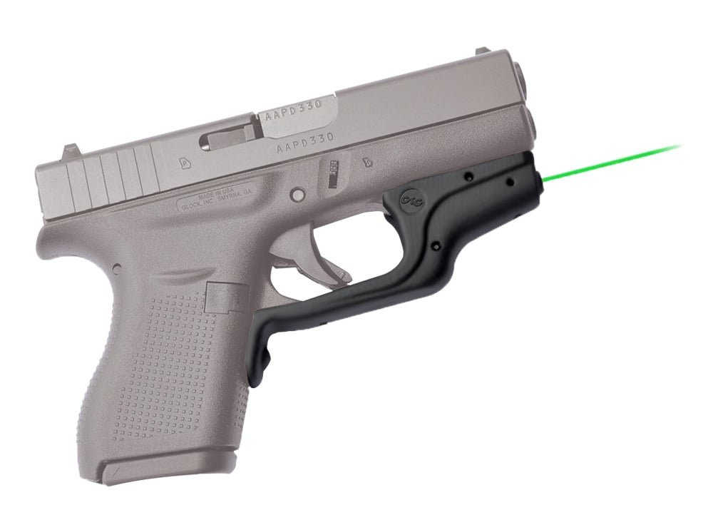 95669 (1) Crimson Trace Laserguard for Glock 48 5mW Green Laser Sight - Image 1