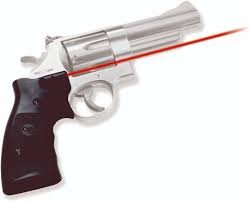 images Crimson Trace Lasergrip for S&W Hog Hunter K&L Frame Round Butt 5mW Red Laser Sight - Image 1